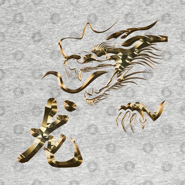 Chinese zodiac Dragon Gold edition by INDONESIA68